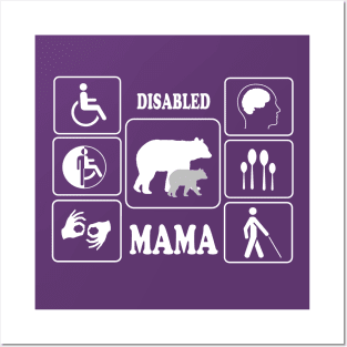 Disabled Mama Posters and Art